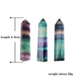 100% Natural Fluorite Crystal Striped Fluorite tower — additional product photo