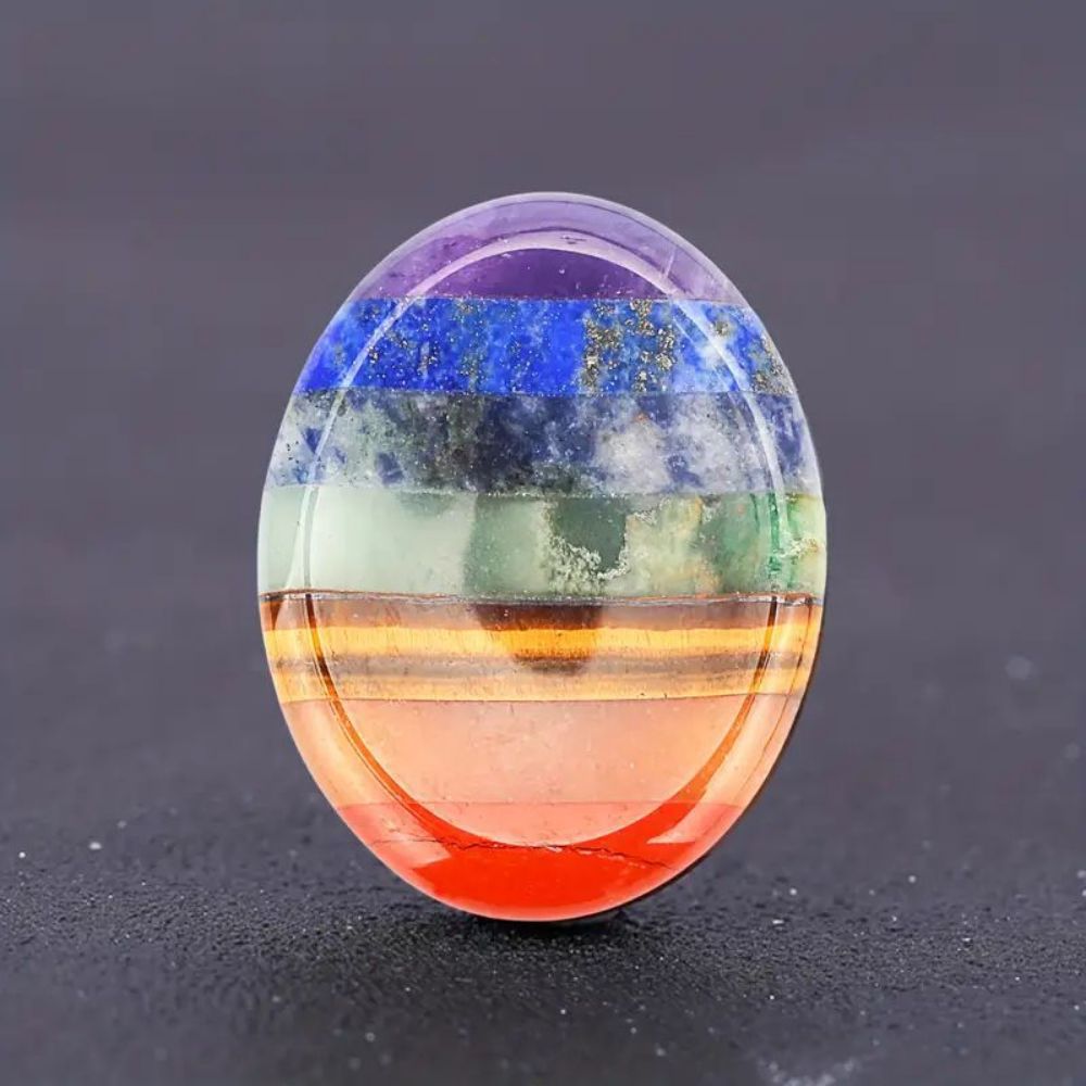 Worry Stone — Natural Gemstone Thumb Massage Palm Stone — additional product photo