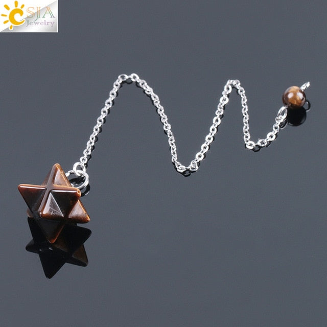 Sacred Merkaba Crystal Pendulum Collection — additional product photo