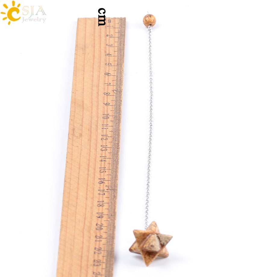 Sacred Merkaba Crystal Pendulum Collection — additional product photo