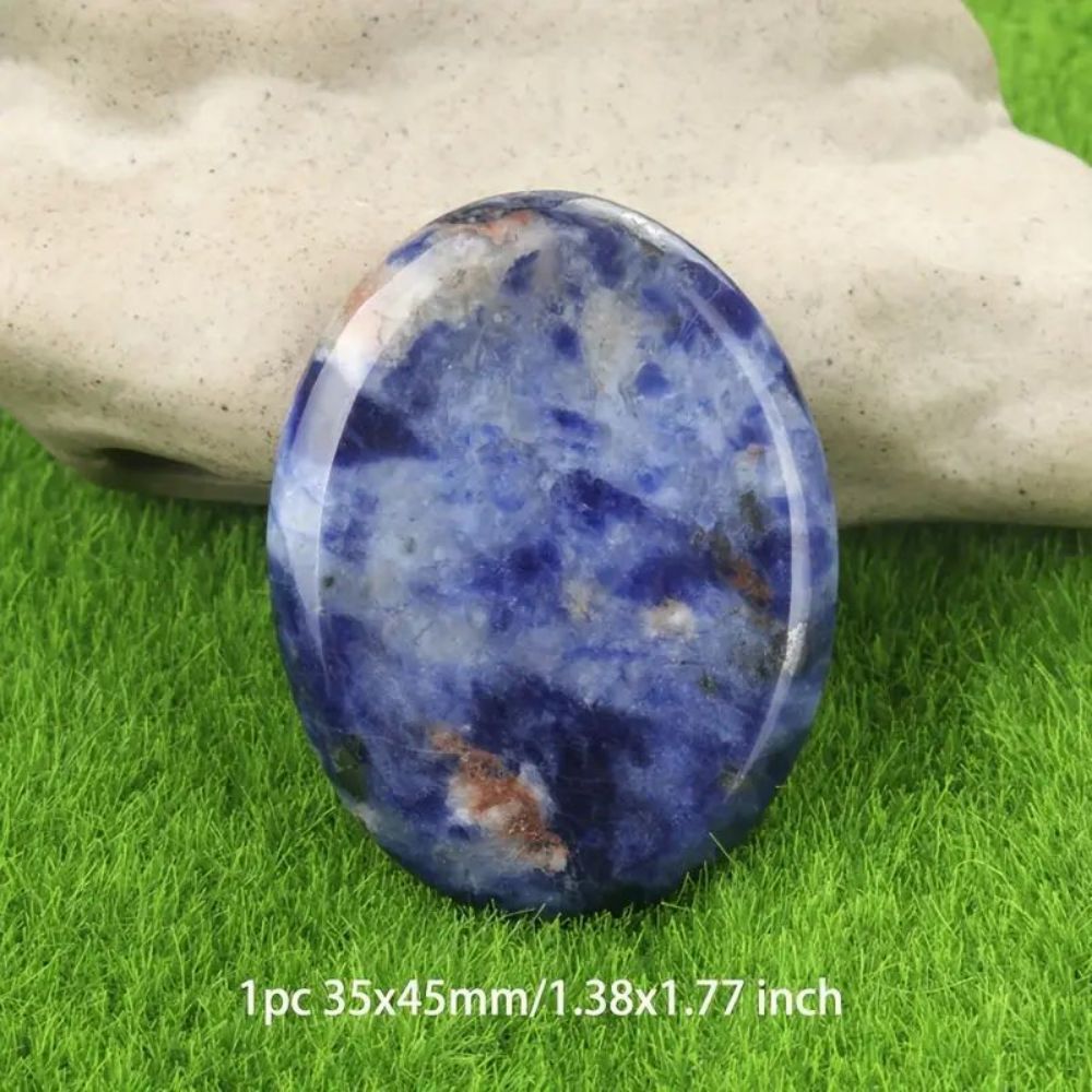 Worry Stone — Natural Gemstone Thumb Massage Palm Stone — additional product photo