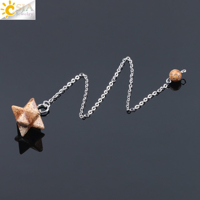 Sacred Merkaba Crystal Pendulum Collection — additional product photo