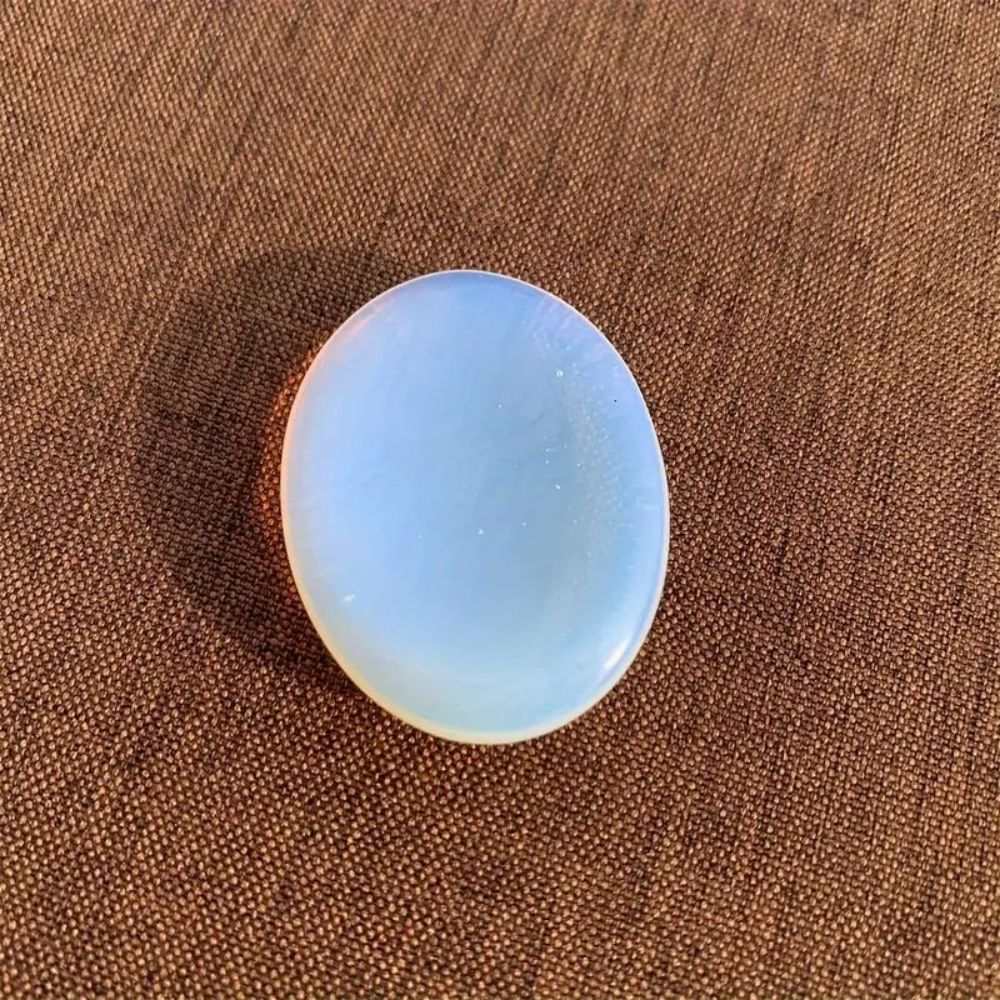 Worry Stone — Natural Gemstone Thumb Massage Palm Stone — additional product photo
