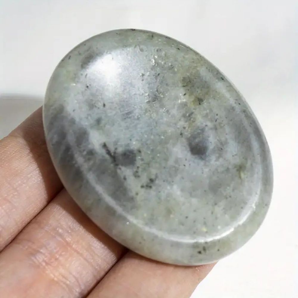 Worry Stone — Natural Gemstone Thumb Massage Palm Stone — additional product photo