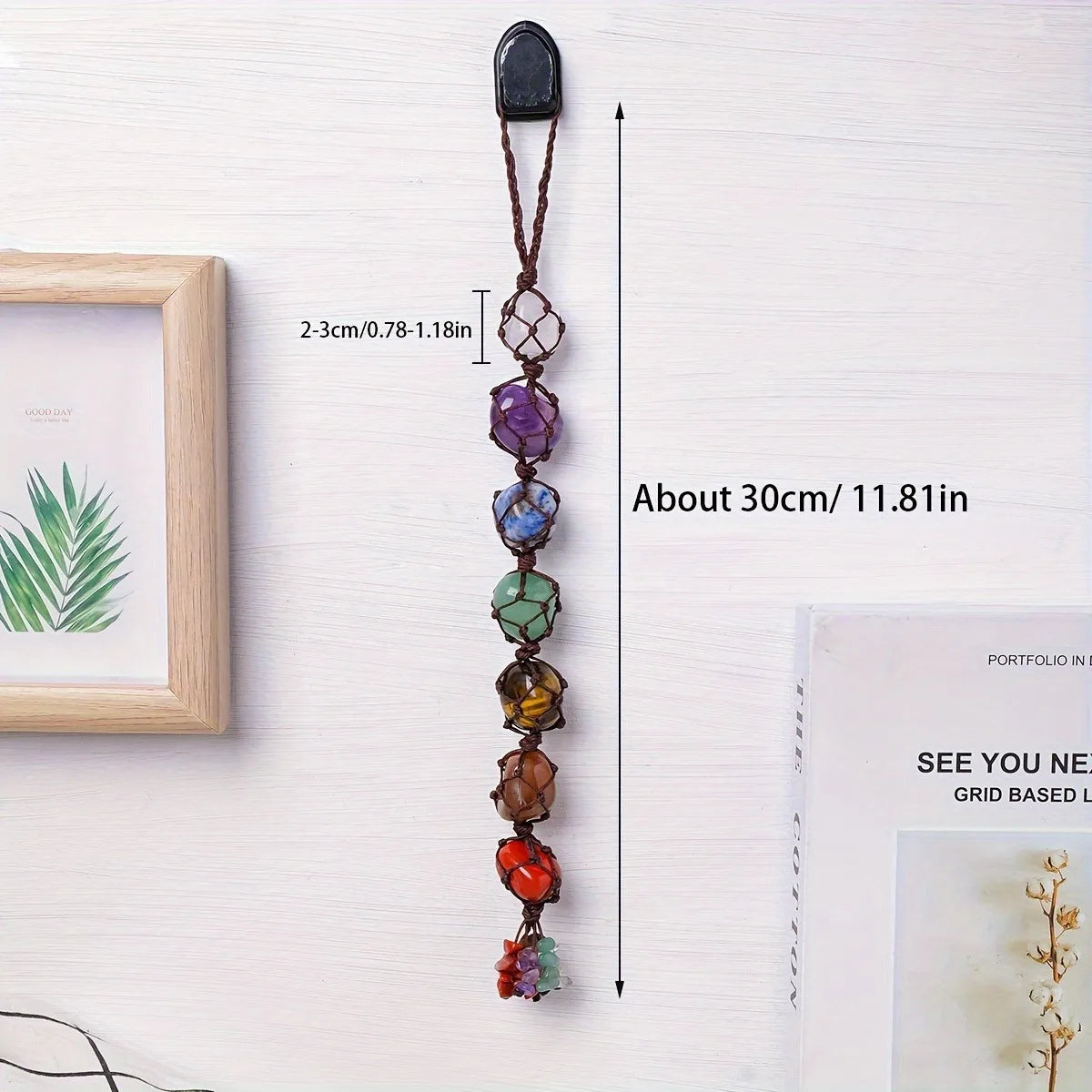 Rainbow Crystal Hanging Charm — additional product photo