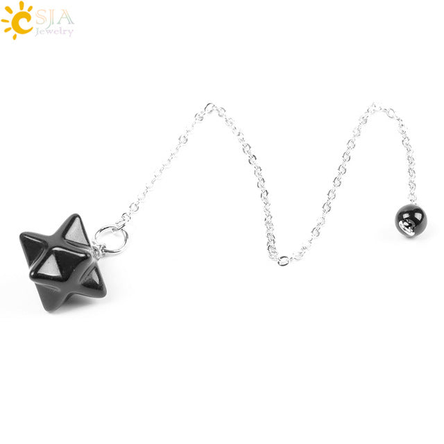 Sacred Merkaba Crystal Pendulum Collection — additional product photo