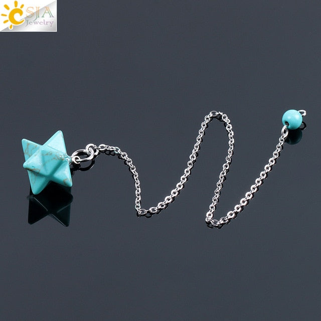 Sacred Merkaba Crystal Pendulum Collection — additional product photo
