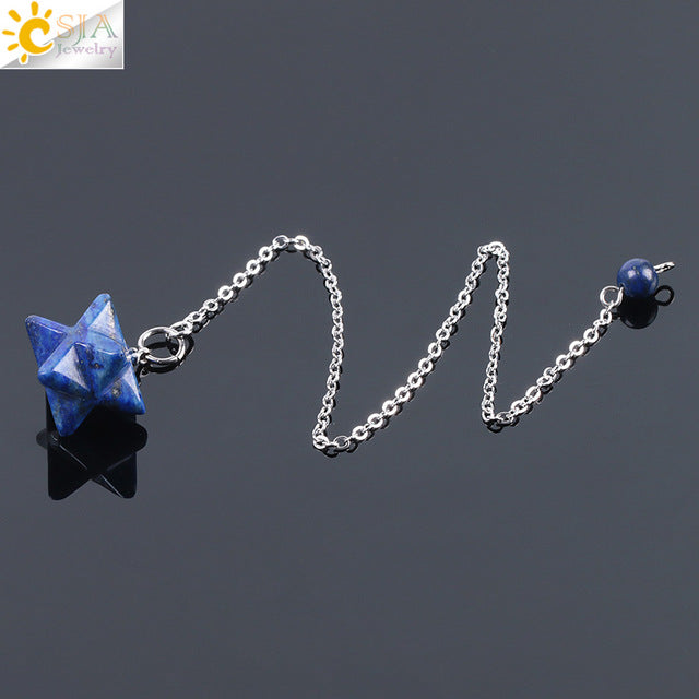 Sacred Merkaba Crystal Pendulum Collection — additional product photo