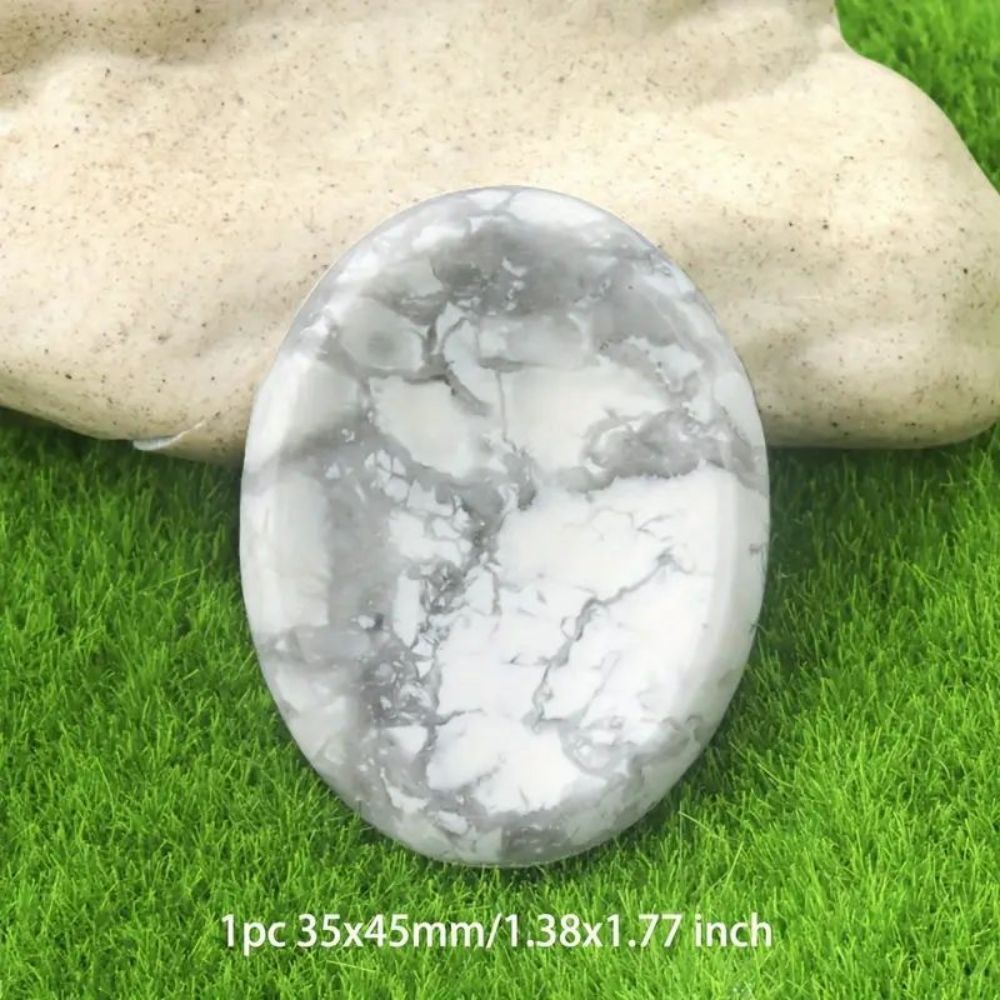 Worry Stone — Natural Gemstone Thumb Massage Palm Stone — additional product photo