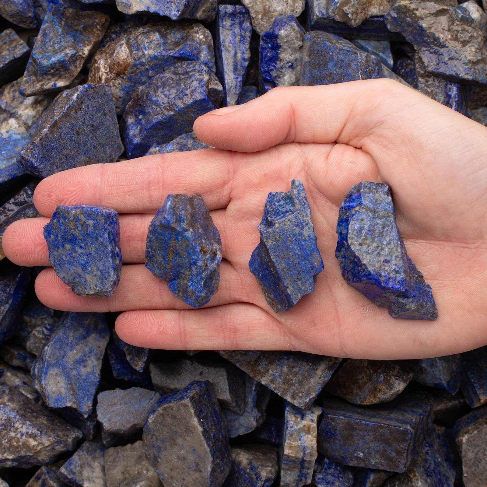 Rough Lapis Lazuli – Raw Stone from India — additional product photo