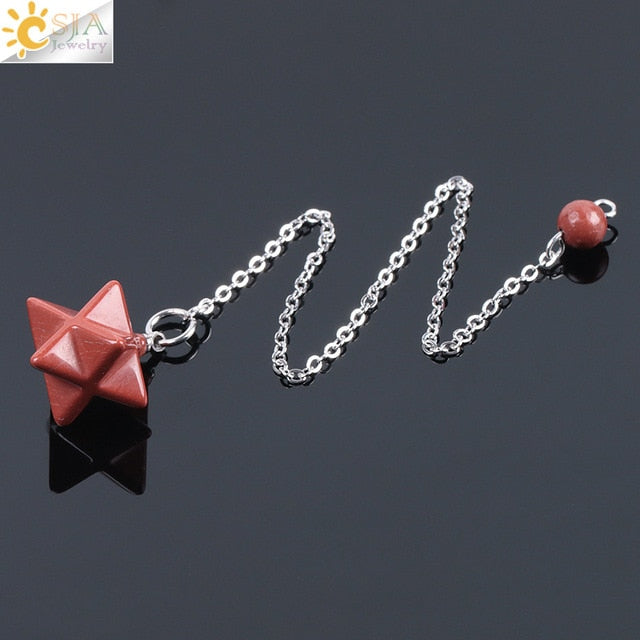 Sacred Merkaba Crystal Pendulum Collection — additional product photo