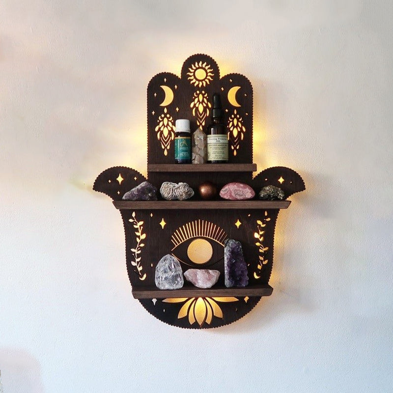 Luna Crystal Moonlight Shelf — Mystical Display Shelf — additional product photo