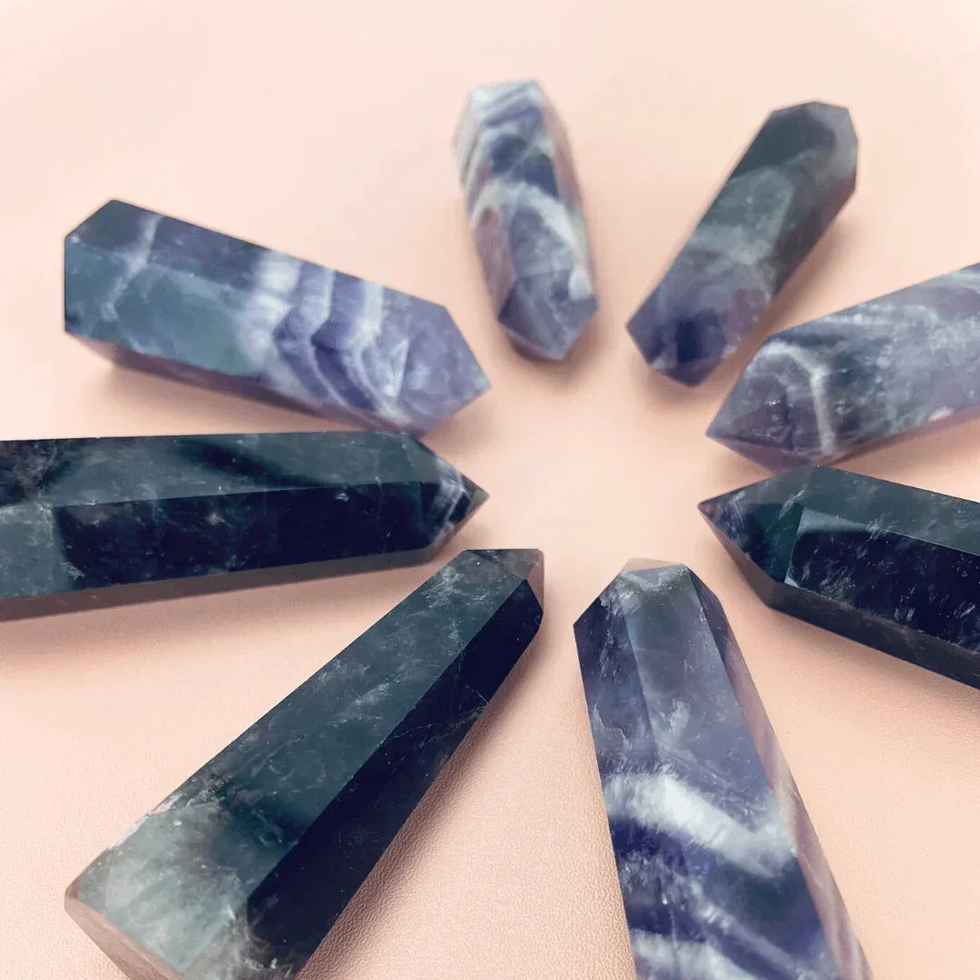 Natural Amethyst Crystal Quartz Point — additional product photo