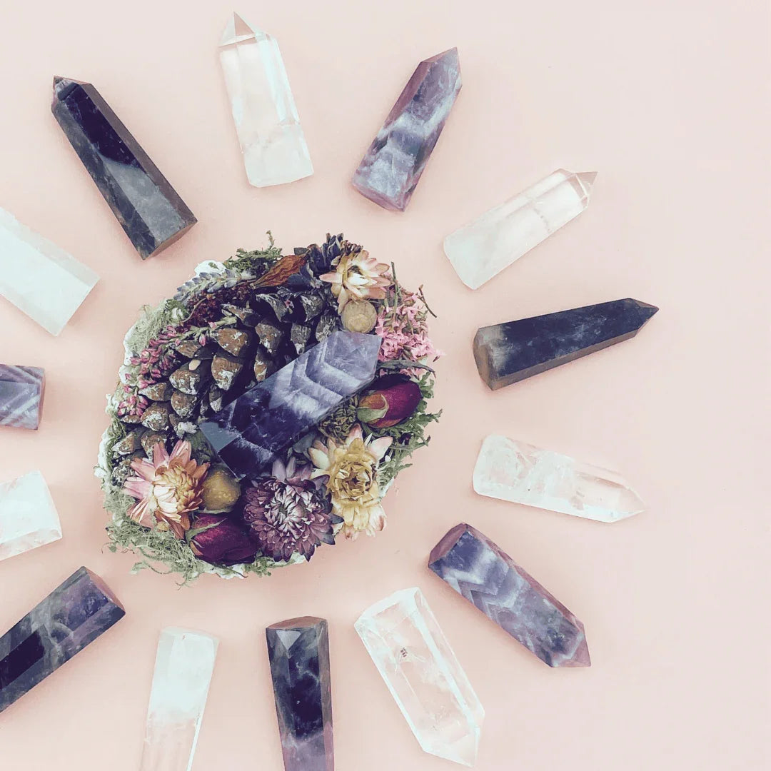 Natural Amethyst Crystal Quartz Point — additional product photo