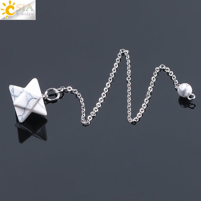 Sacred Merkaba Crystal Pendulum Collection — additional product photo