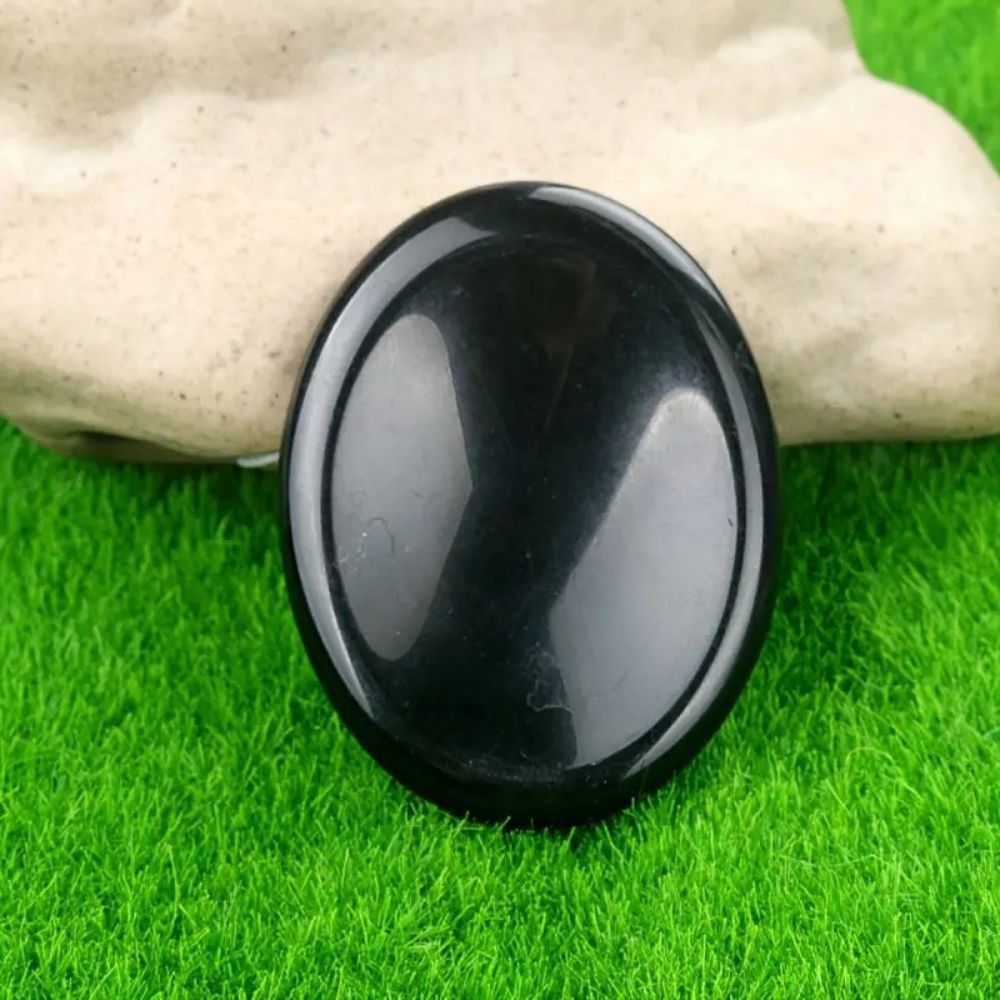 Worry Stone — Natural Gemstone Thumb Massage Palm Stone — additional product photo