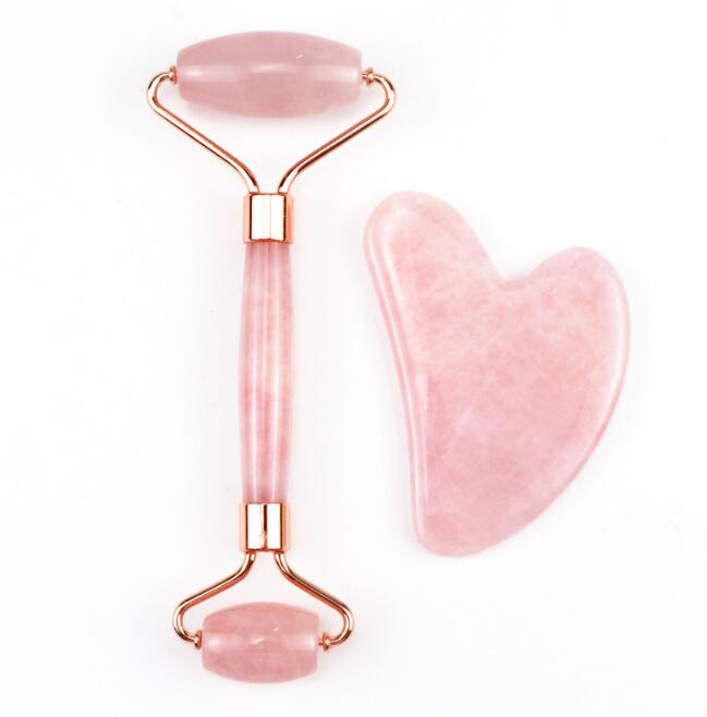 Rose Quartz Facial Crystal Roller | Clairvoyant Crystals