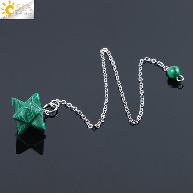 Sacred Merkaba Crystal Pendulum Collection — additional product photo