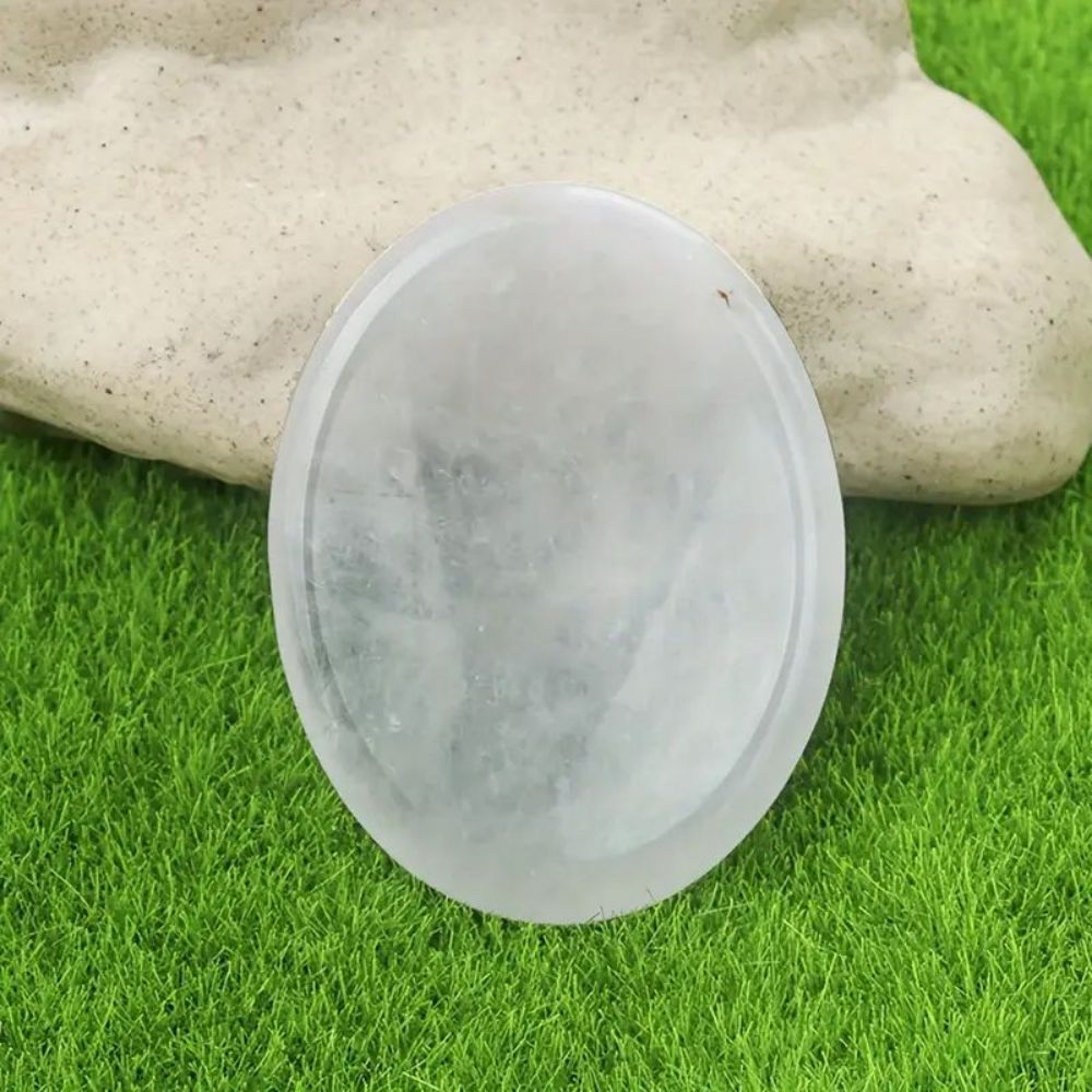 Worry Stone — Natural Gemstone Thumb Massage Palm Stone — additional product photo