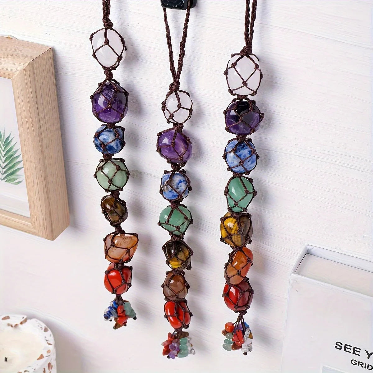 Rainbow Crystal Hanging Charm | Clairvoyant Crystals