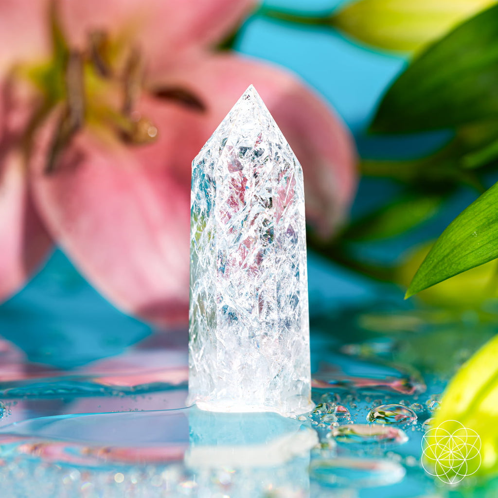 Ice Quartz Point - Limitless Manifestation | Clairvoyant Crystals