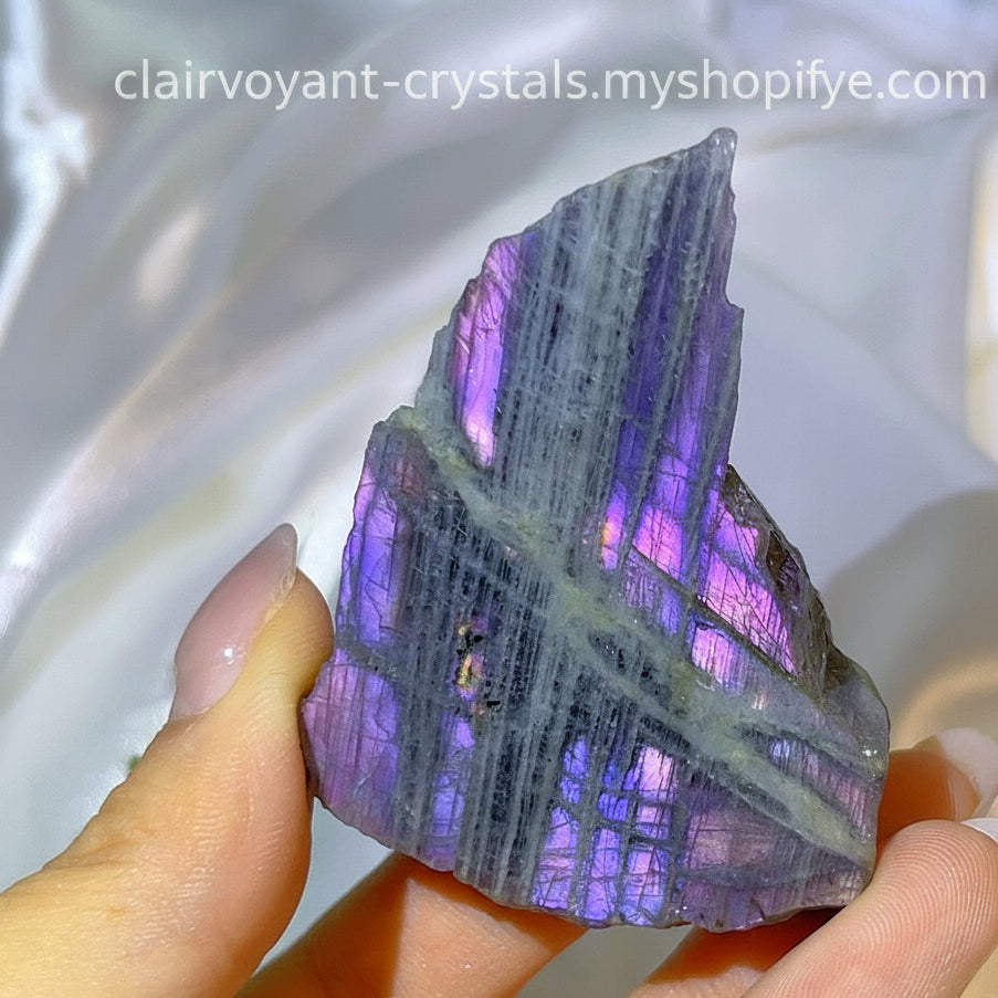 Purple Labradorite Mystic Stone