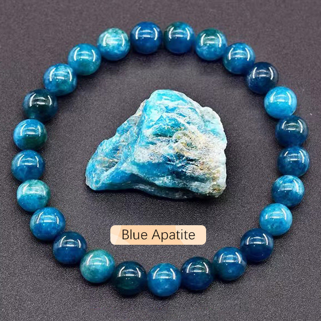 Blue Apatite & Sunstone Energy Bracelet — additional product photo