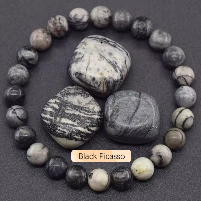 Blue Apatite & Sunstone Energy Bracelet — additional product photo
