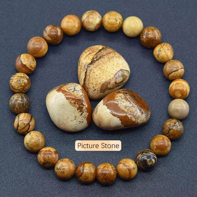 Blue Apatite & Sunstone Energy Bracelet — additional product photo