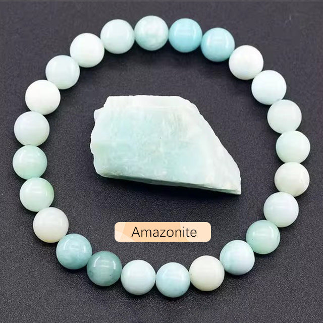 Blue Apatite & Sunstone Energy Bracelet — additional product photo