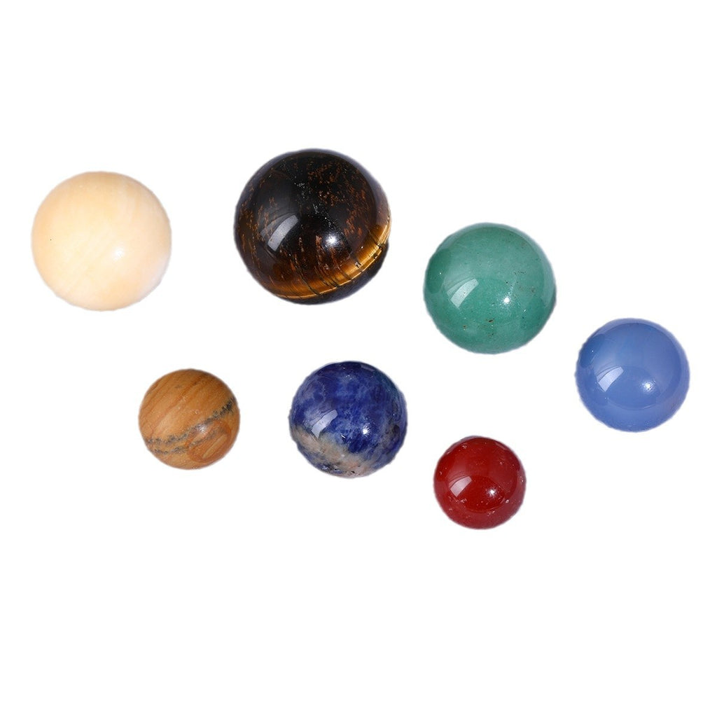 Natural Stone Crystal Planet Solar System Nine Planets suit Crystal Energy Stones — additional product photo