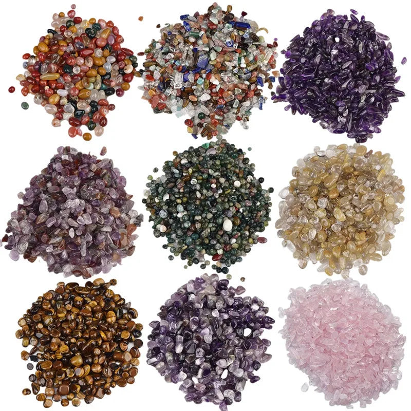 Natural Stones Gravel Crystals Chip Quartz Tumbled Agates — additional product photo
