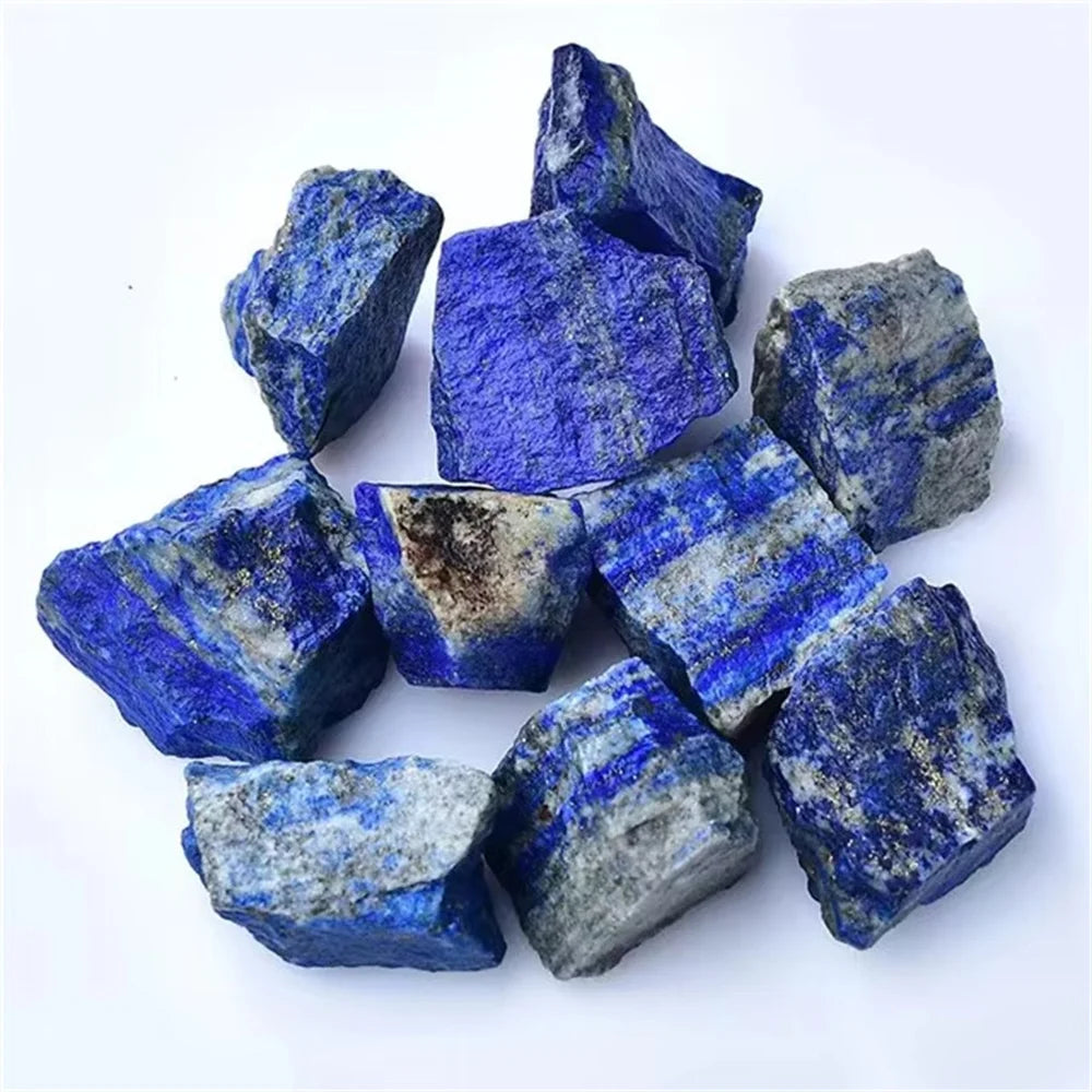 Natural Unpolished Crystals Blue Lapis Lazuli Raw Gemstone Stone — additional product photo