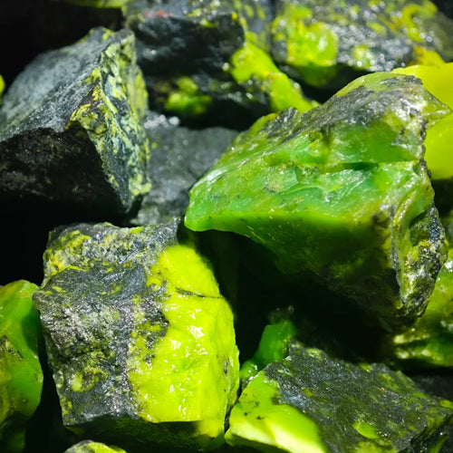 Raw Green Opal Crystal Specimen — additional product photo