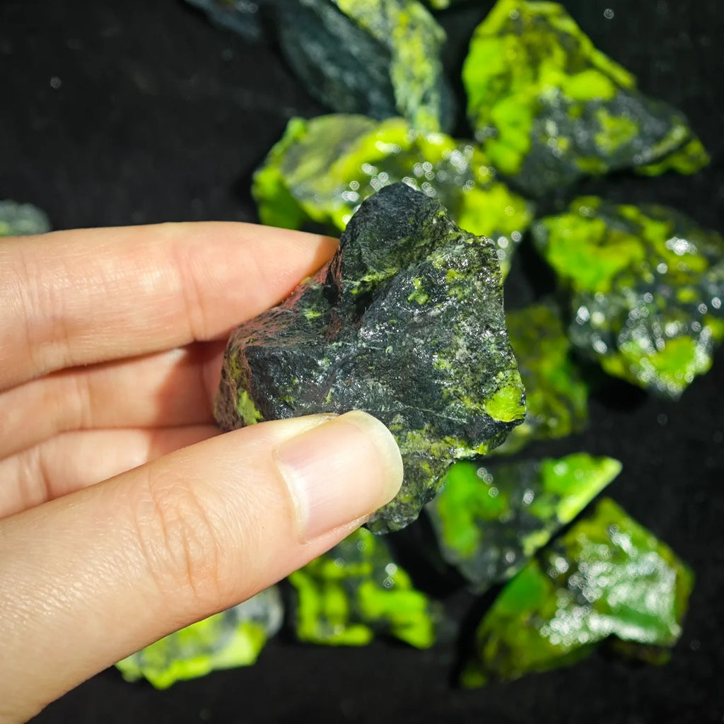 Raw Green Opal Crystal Specimen — additional product photo