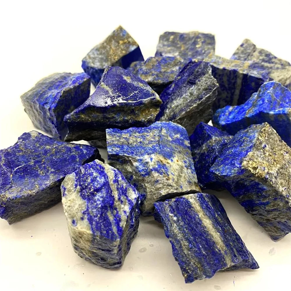 Natural Unpolished Crystals Blue Lapis Lazuli Raw Gemstone Stone — additional product photo