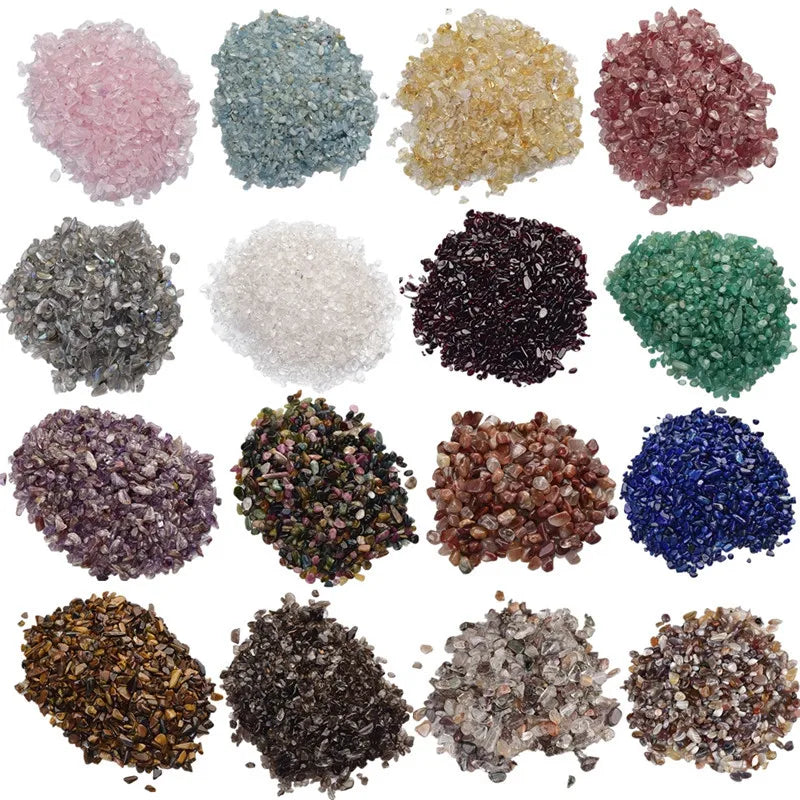 Natural Stones Gravel Crystals Chip Quartz Tumbled Agates | Clairvoyant Crystals