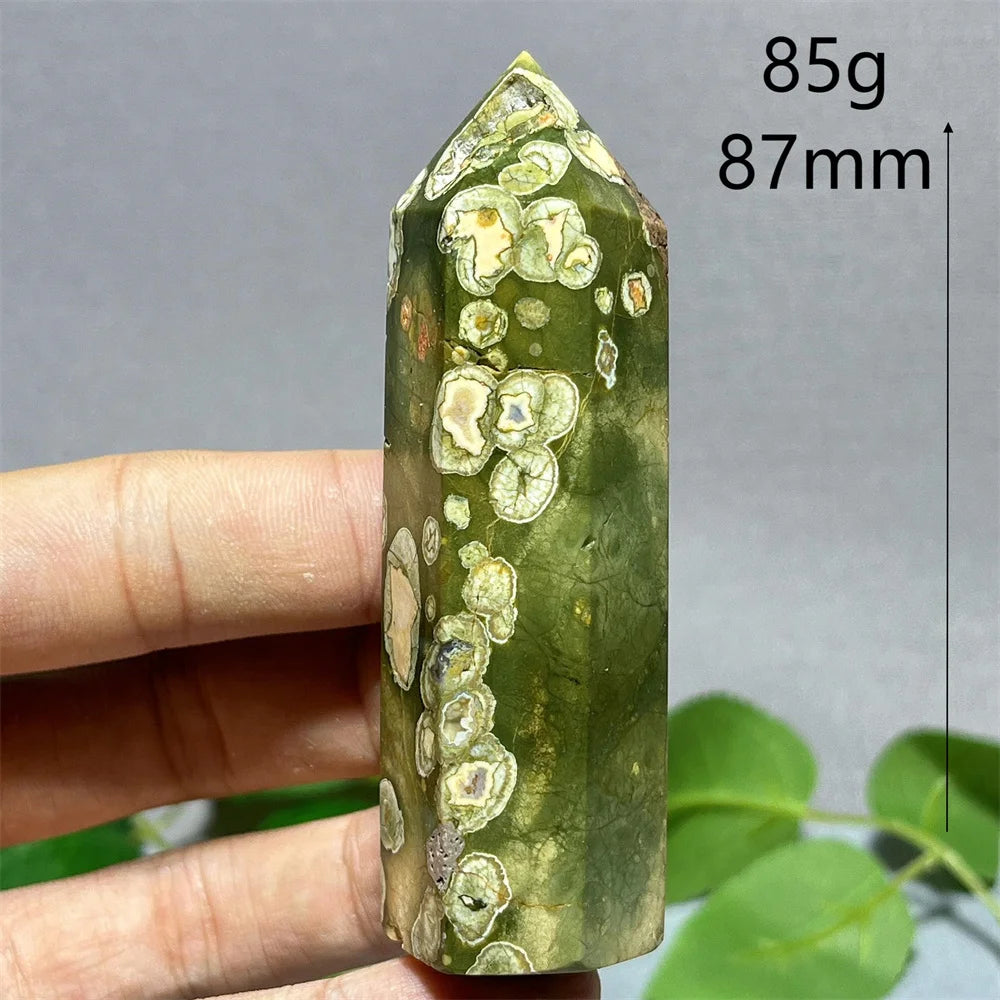Crystal Rainforest Tower Point Wand Natural Stone Quartz Minerals Spiritual Reiki — additional product photo