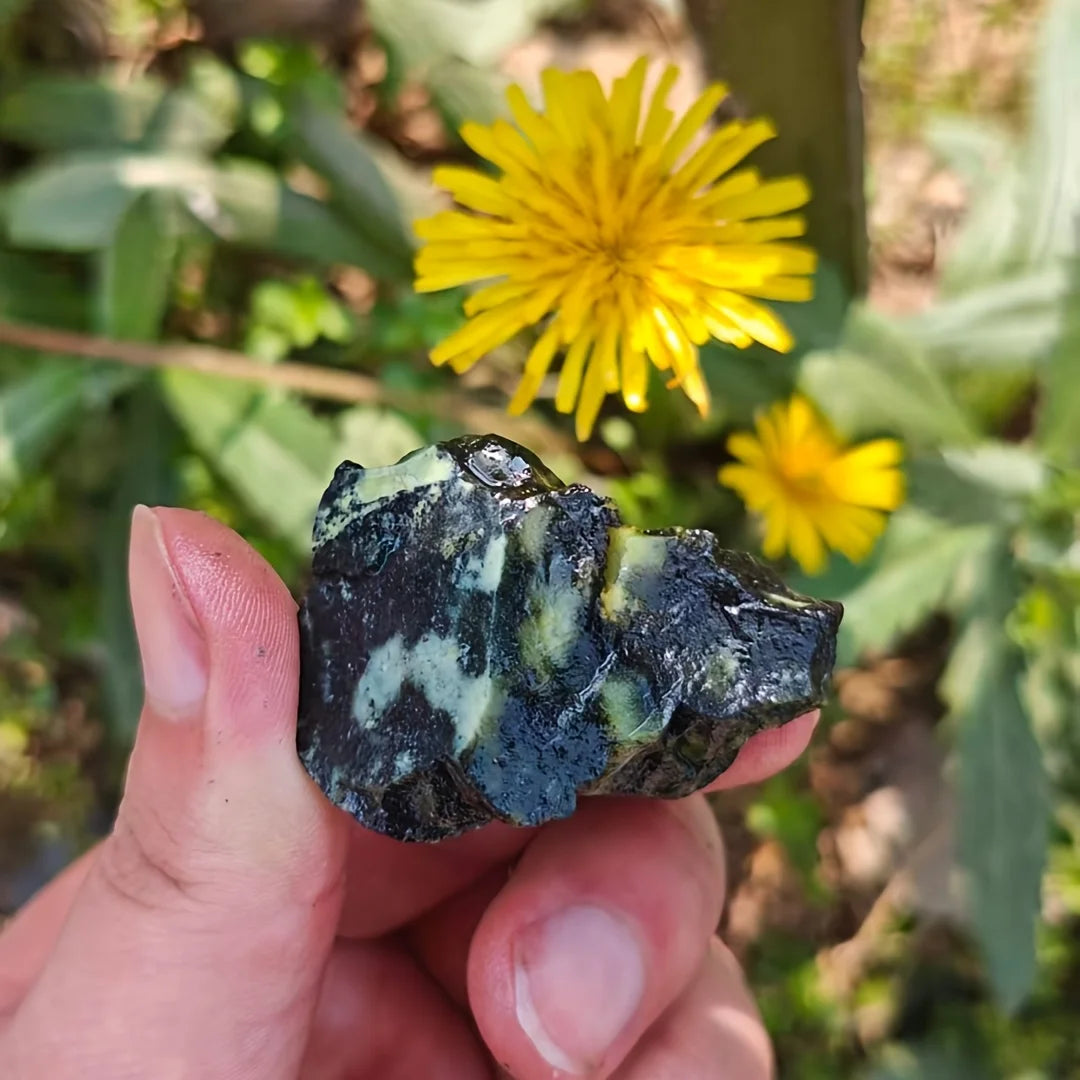 Raw Green Opal Crystal Specimen — additional product photo