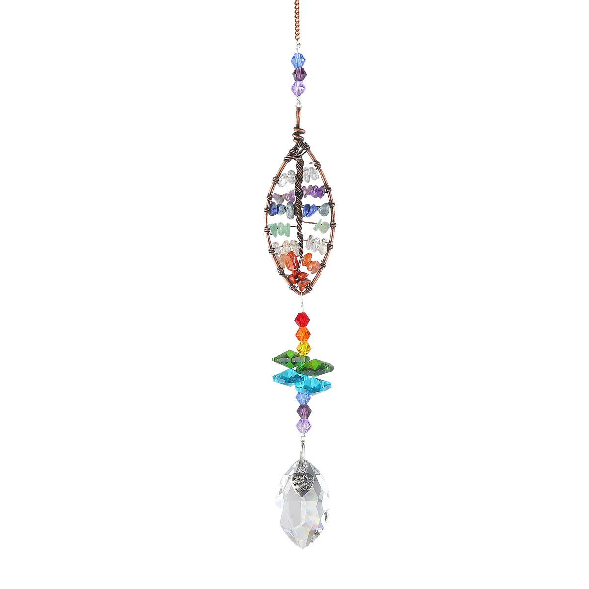 Tree of Life Crystal Rainbow Prism Sun Catcher — additional product photo