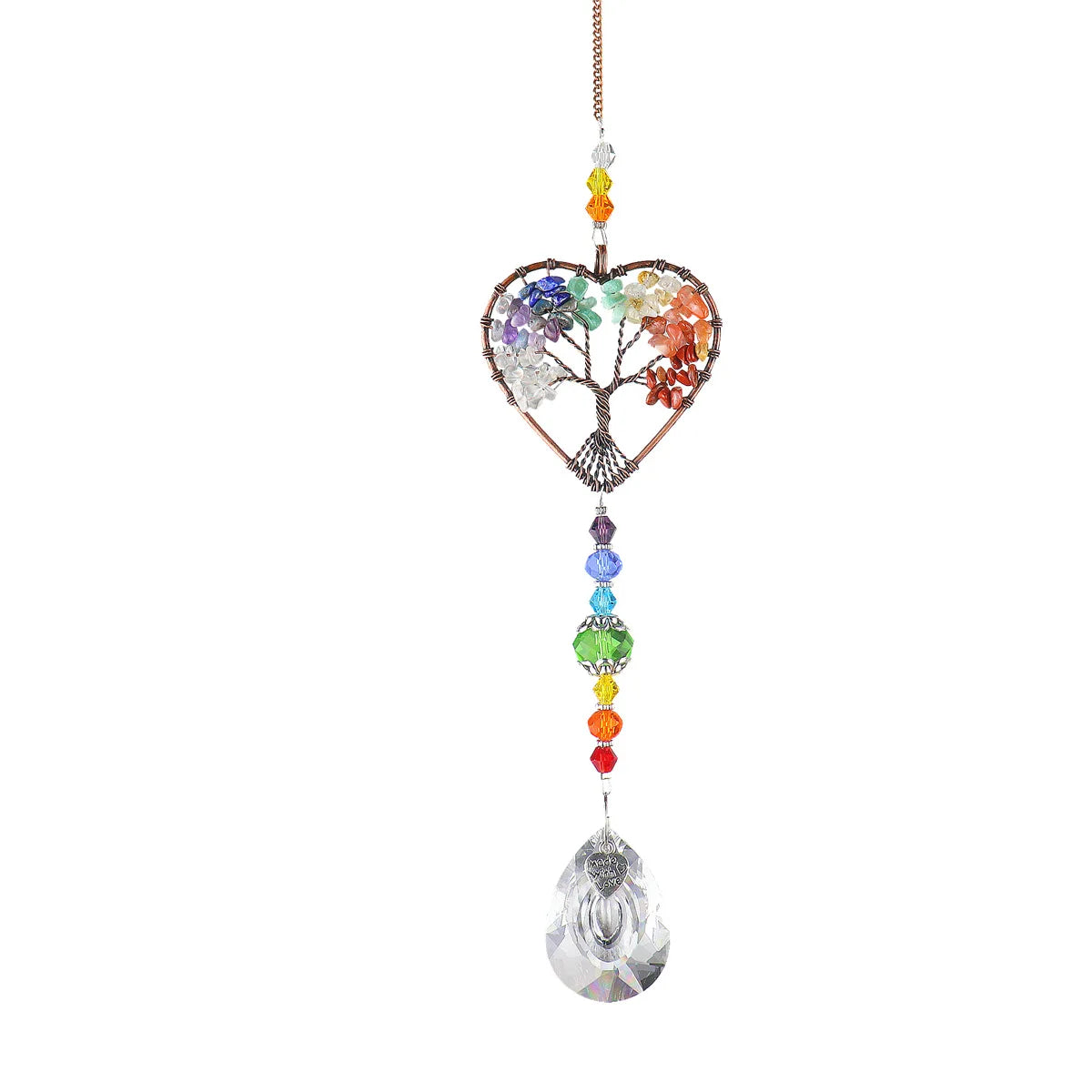 Tree of Life Crystal Rainbow Prism Sun Catcher — additional product photo