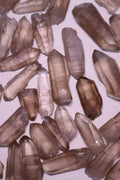 Smokey lemurian quartz crystal raw seed point | Clairvoyant Crystals