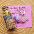 Healing Bottle and Crystals Intention Setting Kit