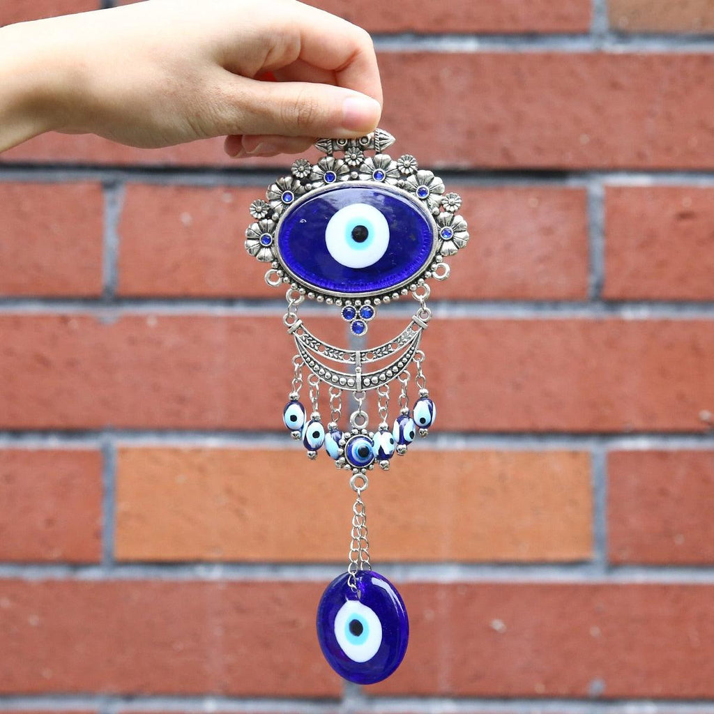 Turkish Blue Evil Eye Wall Hanging Ornament — additional product photo