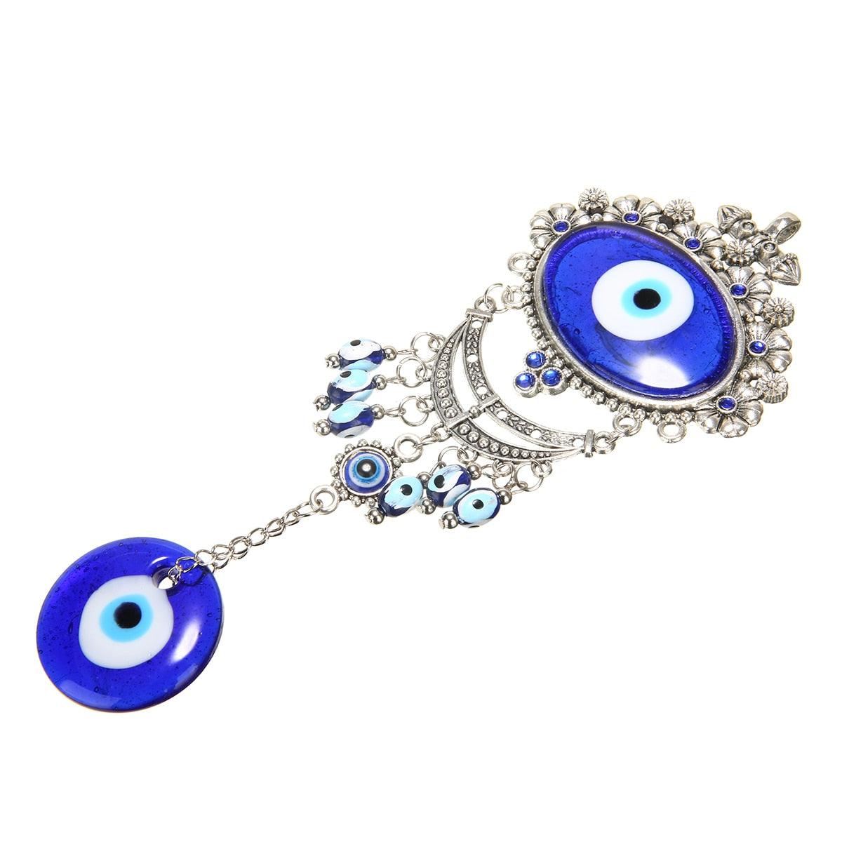 Turkish Blue Evil Eye Wall Hanging Ornament — additional product photo