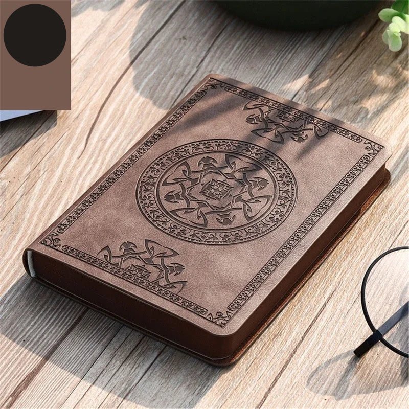 Vintage Leather Notebook | A6 Portable Diary and Journal Pocket Size