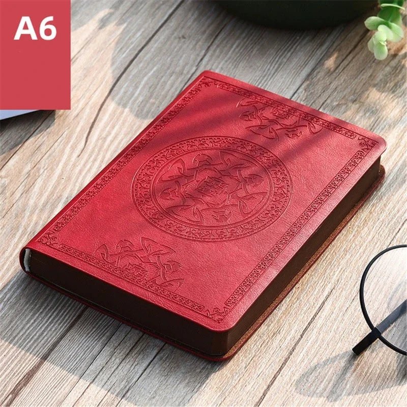Vintage Leather Notebook | A6 Portable Diary and Journal Pocket Size