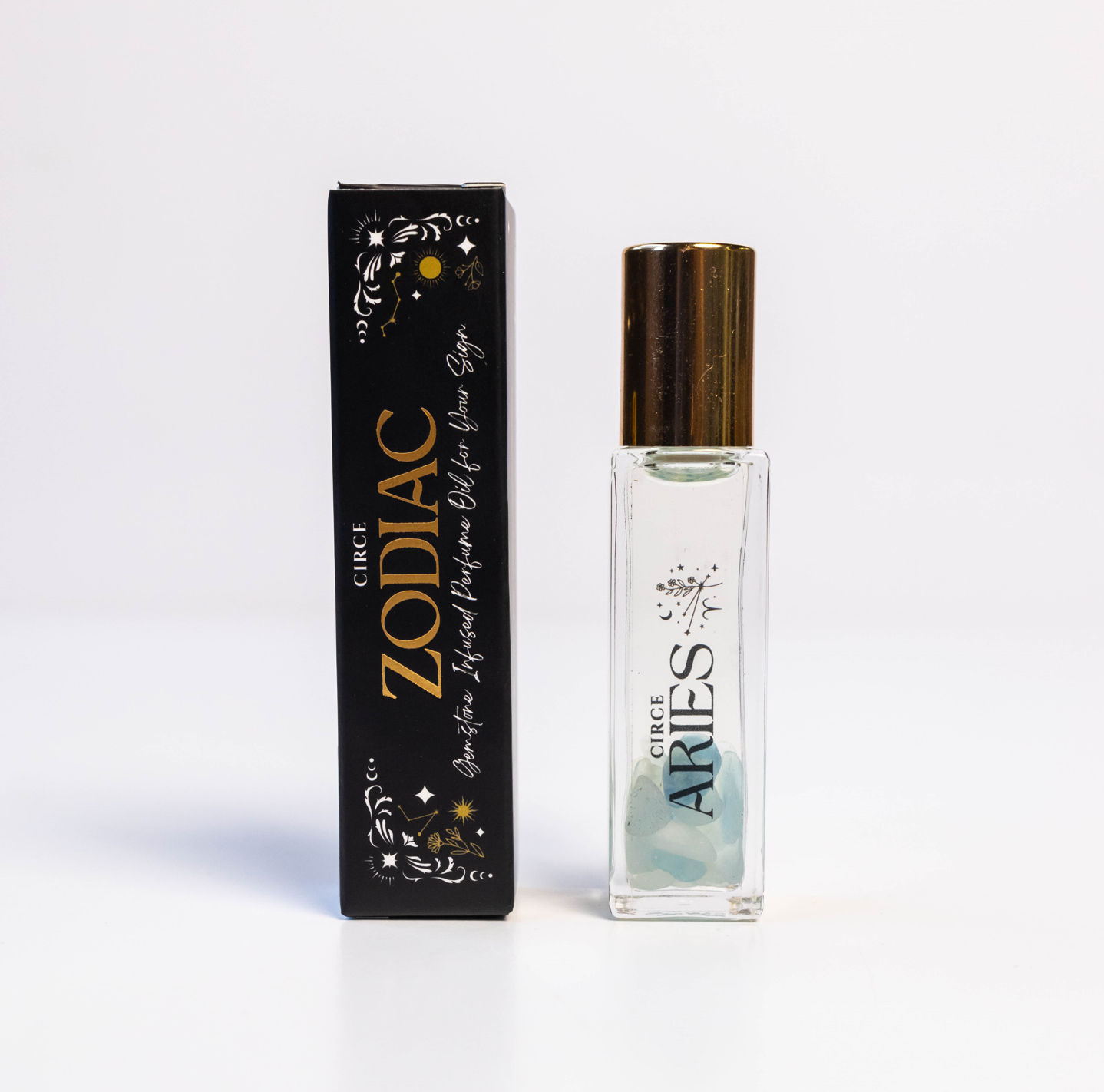 Zodiac Perfume Oil Set — 12 Gemstone-Infused Zodiac Scents — additional product photo
