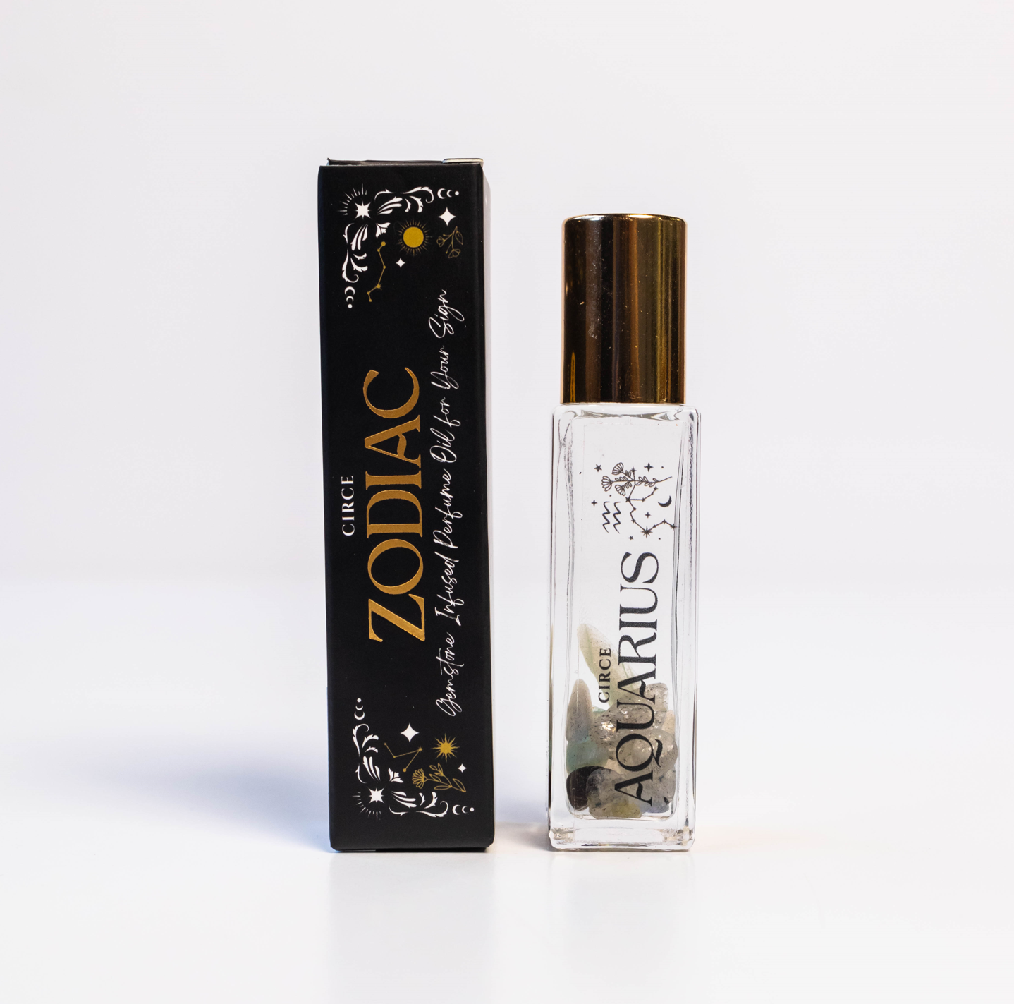 Zodiac Perfume Oil Set — 12 Gemstone-Infused Zodiac Scents — additional product photo