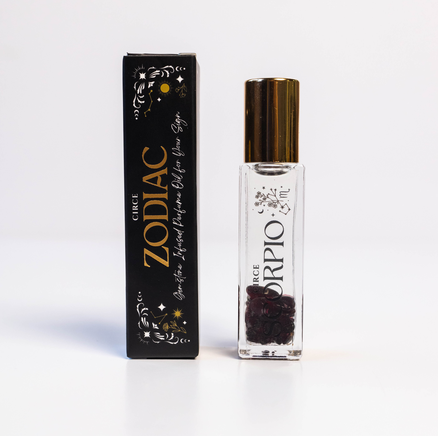 Zodiac Perfume Oil Set — 12 Gemstone-Infused Zodiac Scents — additional product photo